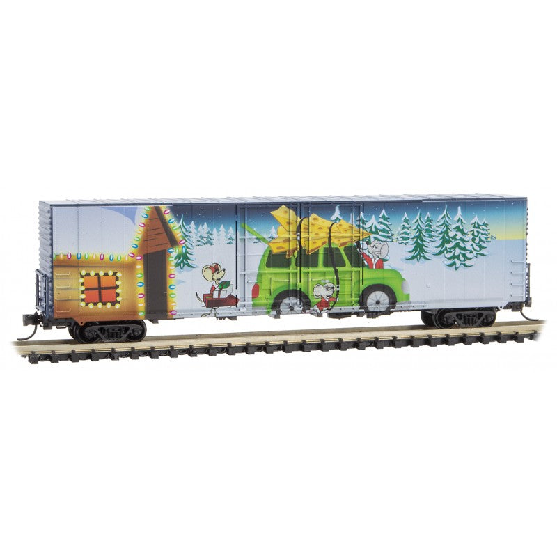 Micro-Trains 10200150 N Christmans Micro Mouse 60' Hi-Cube Boxcar #2020