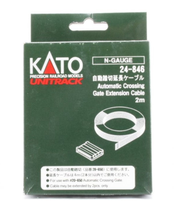 Kato 24-846 N Automatic Crossing Gate Extension Cable W/Connector 2 m.