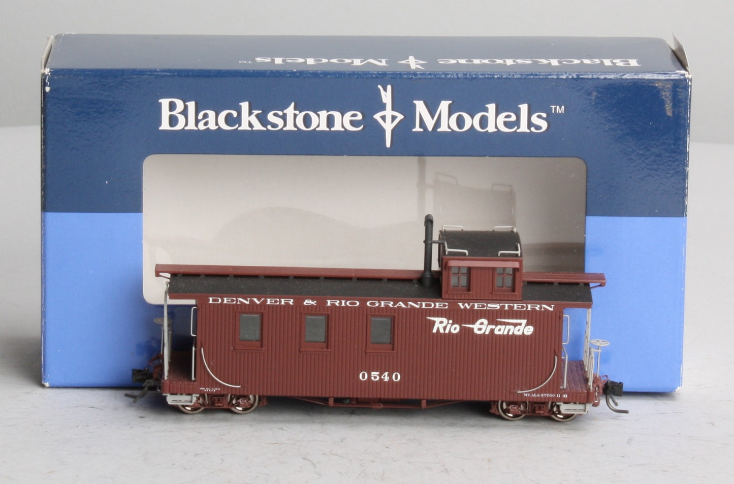 Blackstone Models 340956 HOn3 Denver Rio Grande & Western Long Caboose #0540