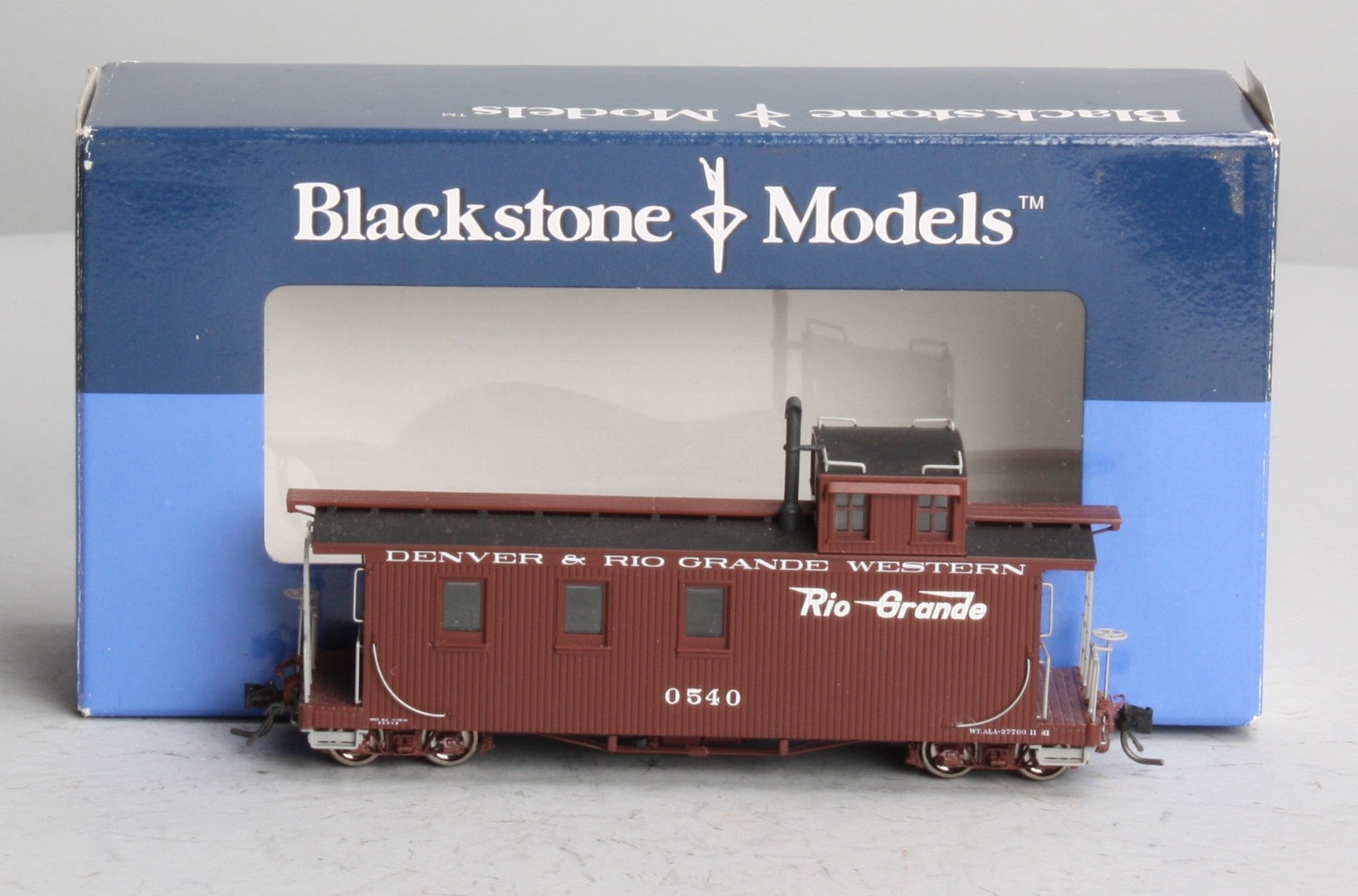 Blackstone Models 340956 HOn3 Denver Rio Grande & Western Long Caboose #0540
