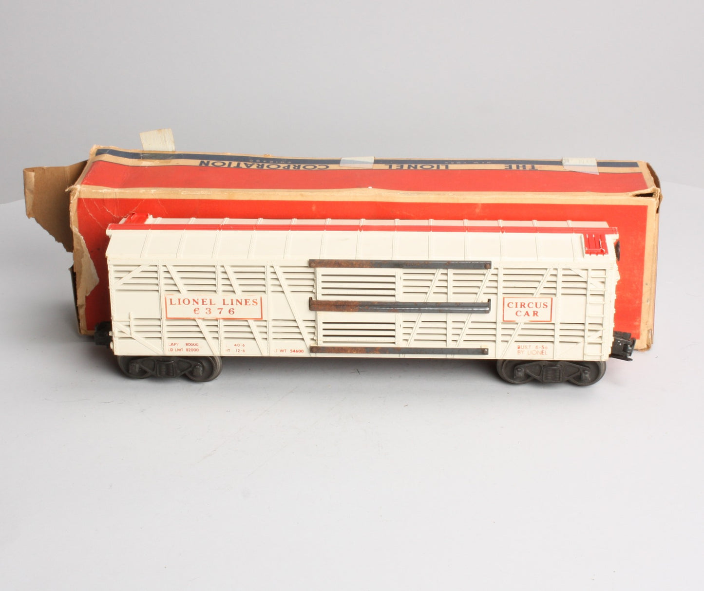 Lionel 6376 Vintage O Circus Stock Car
