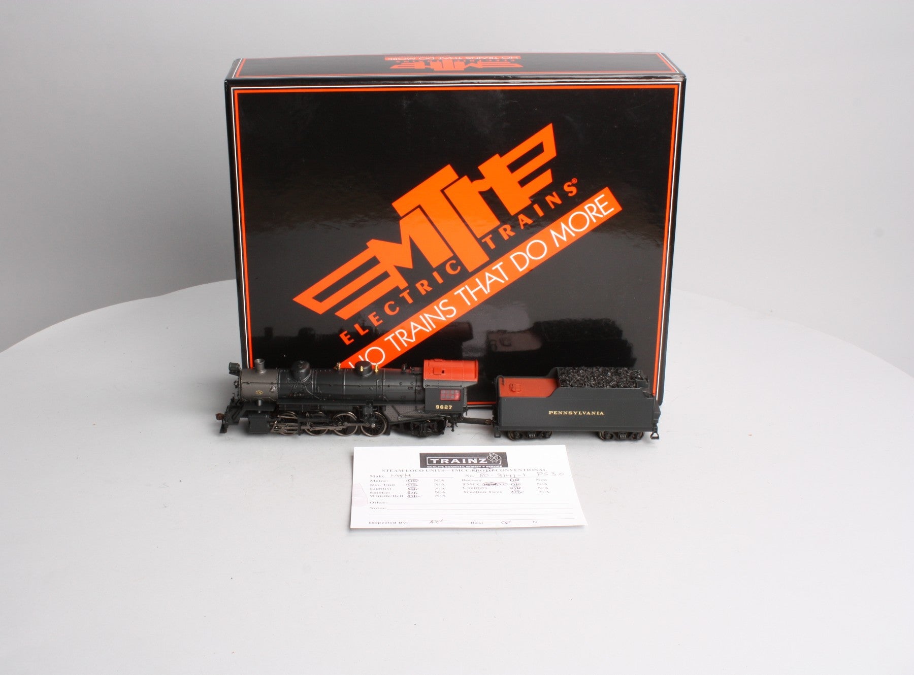 MTH 80-3141-1 HO Pennsylvania USRA 2-8-2 Light Mikado Loco & Tender w/ PS 3.0