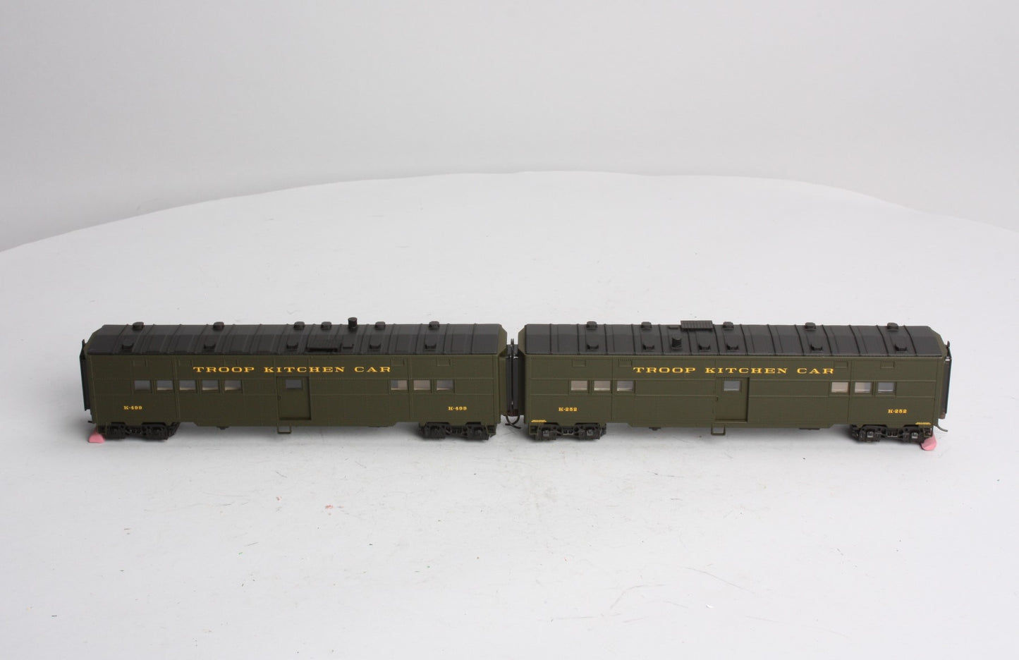 Walthers 932-24181 HO ACF Troop Kitchen Cars #K-252 & K-499 (Set of 2)