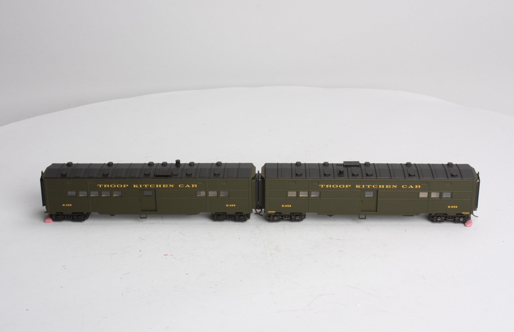 Walthers 932-24181 HO ACF Troop Kitchen Cars #K-252 & K-499 (Set of 2)