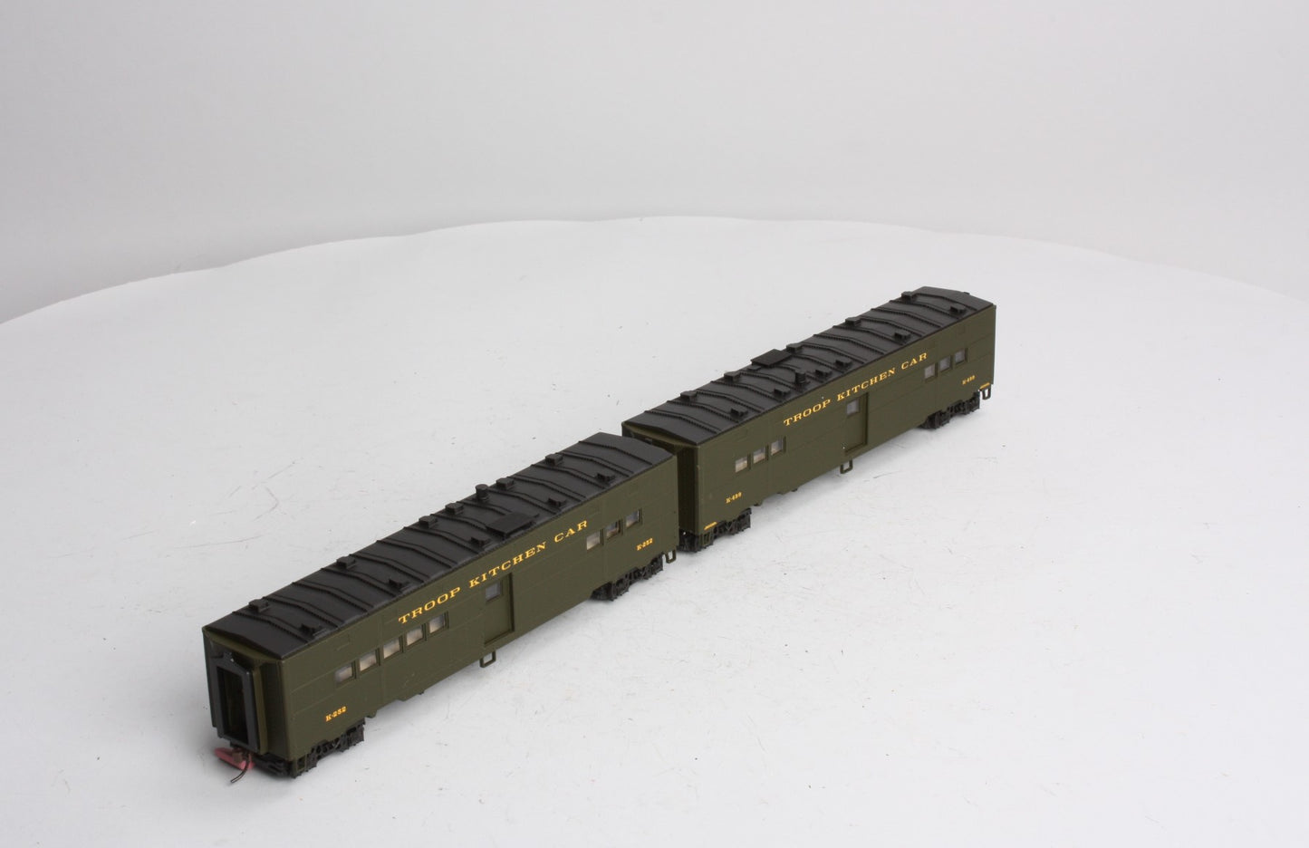 Walthers 932-24181 HO ACF Troop Kitchen Cars #K-252 & K-499 (Set of 2)