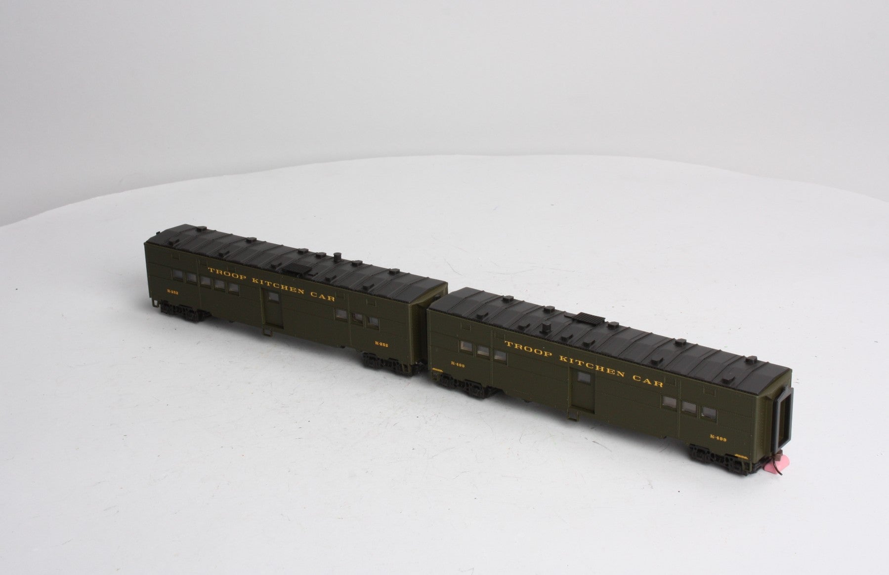 Walthers 932-24181 HO ACF Troop Kitchen Cars #K-252 & K-499 (Set of 2)