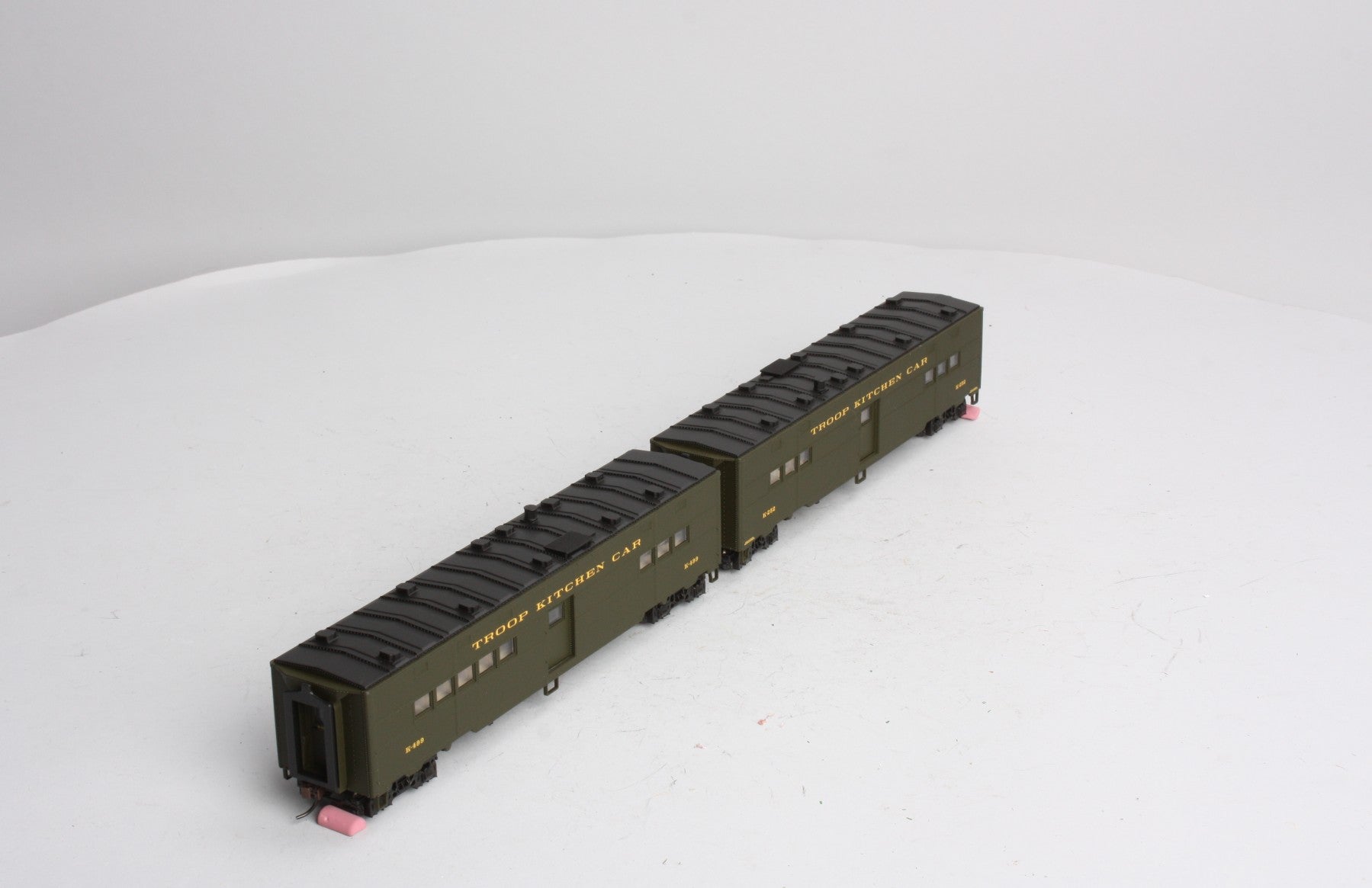 Walthers 932-24181 HO ACF Troop Kitchen Cars #K-252 & K-499 (Set of 2)