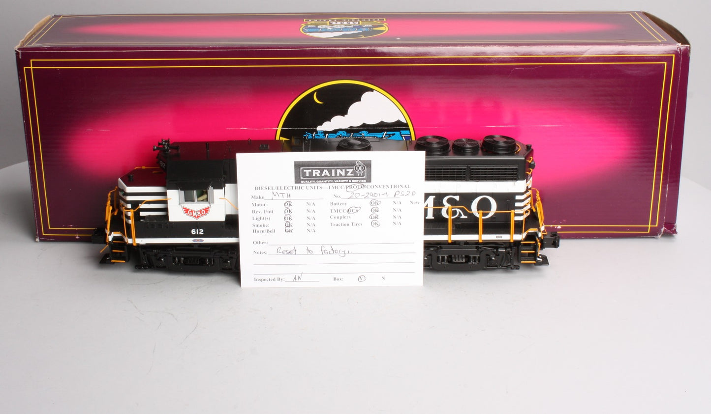 MTH 20-2901-1 GMO GP-35 Diesel Engine w/PS 2.0 #610 (Hi-Rail Wheels)