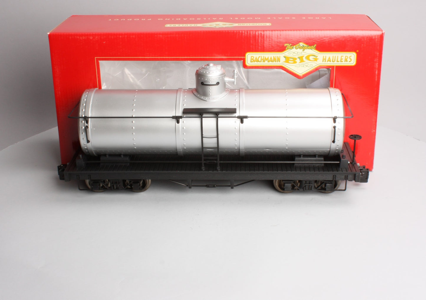 Bachmann 93473 Undecorated Silver Single Dome Tank Car (Metal Wheels)
