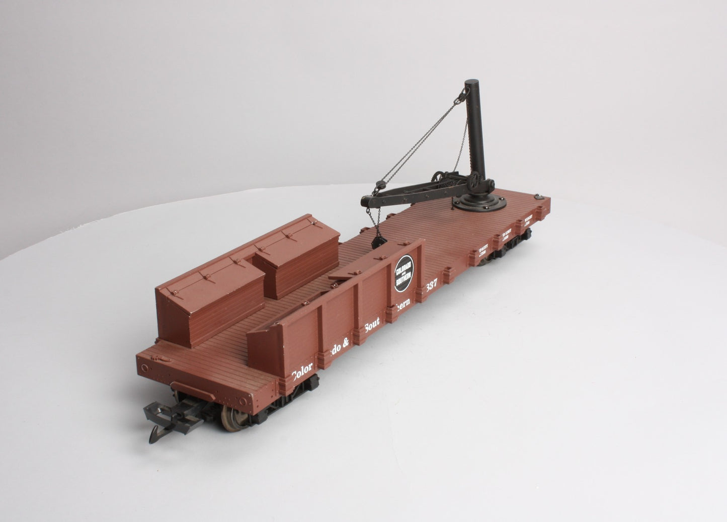 USA Trains 1807 G Colorado & Southern Derrick Car with Boom