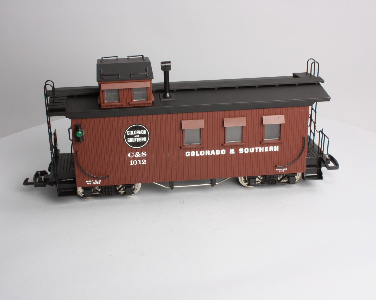 USA Trains 12002 G Colorado & Southern Caboose - Metal Wheels