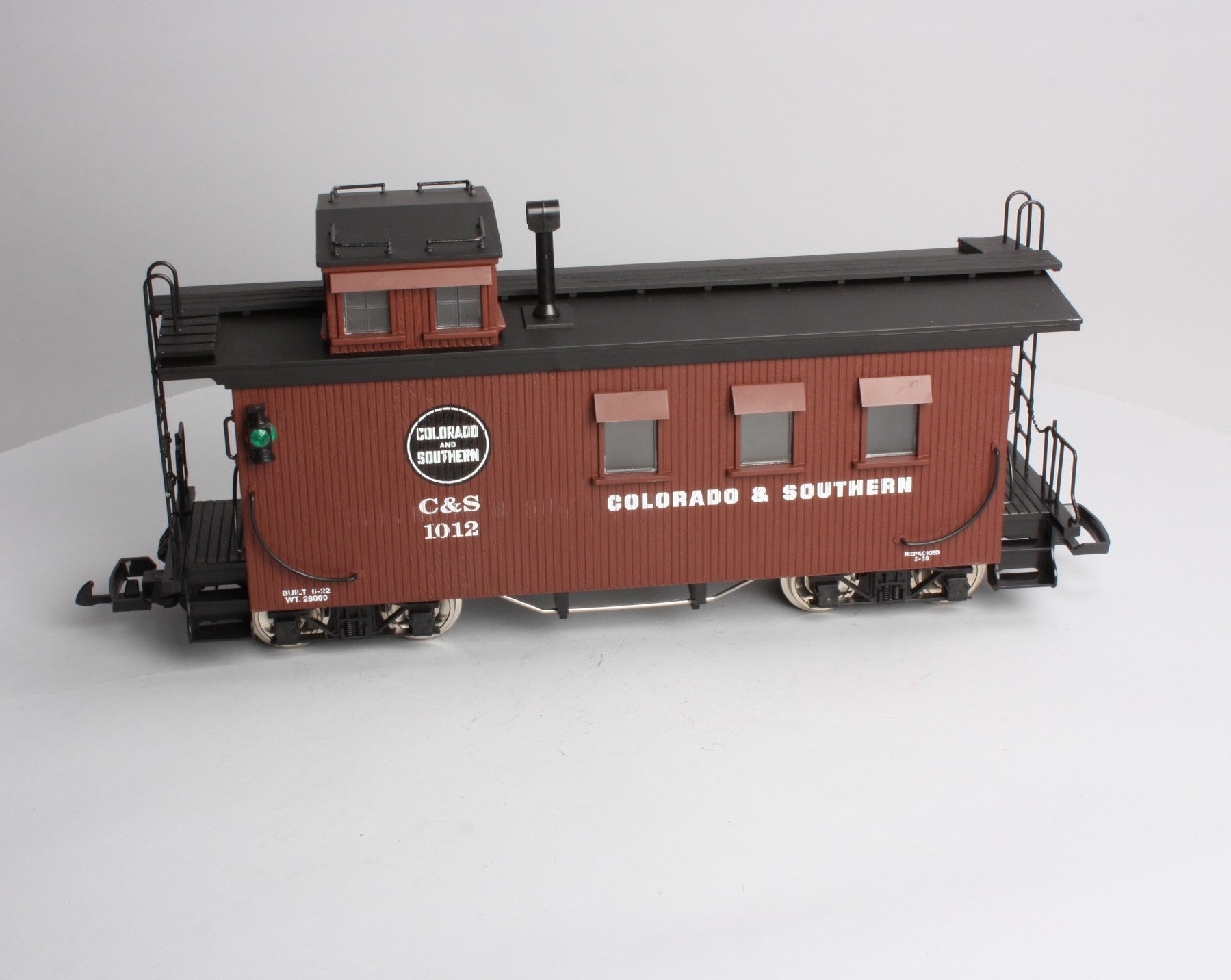 USA Trains 12002 G Colorado & Southern Caboose - Metal Wheels