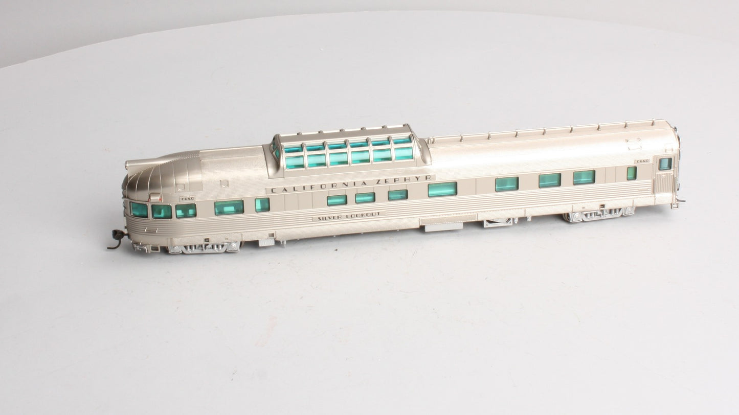 Broadway Limited 1529 HO CB&Q "Silver Lookout" Zephyr 1-3 Vista #378