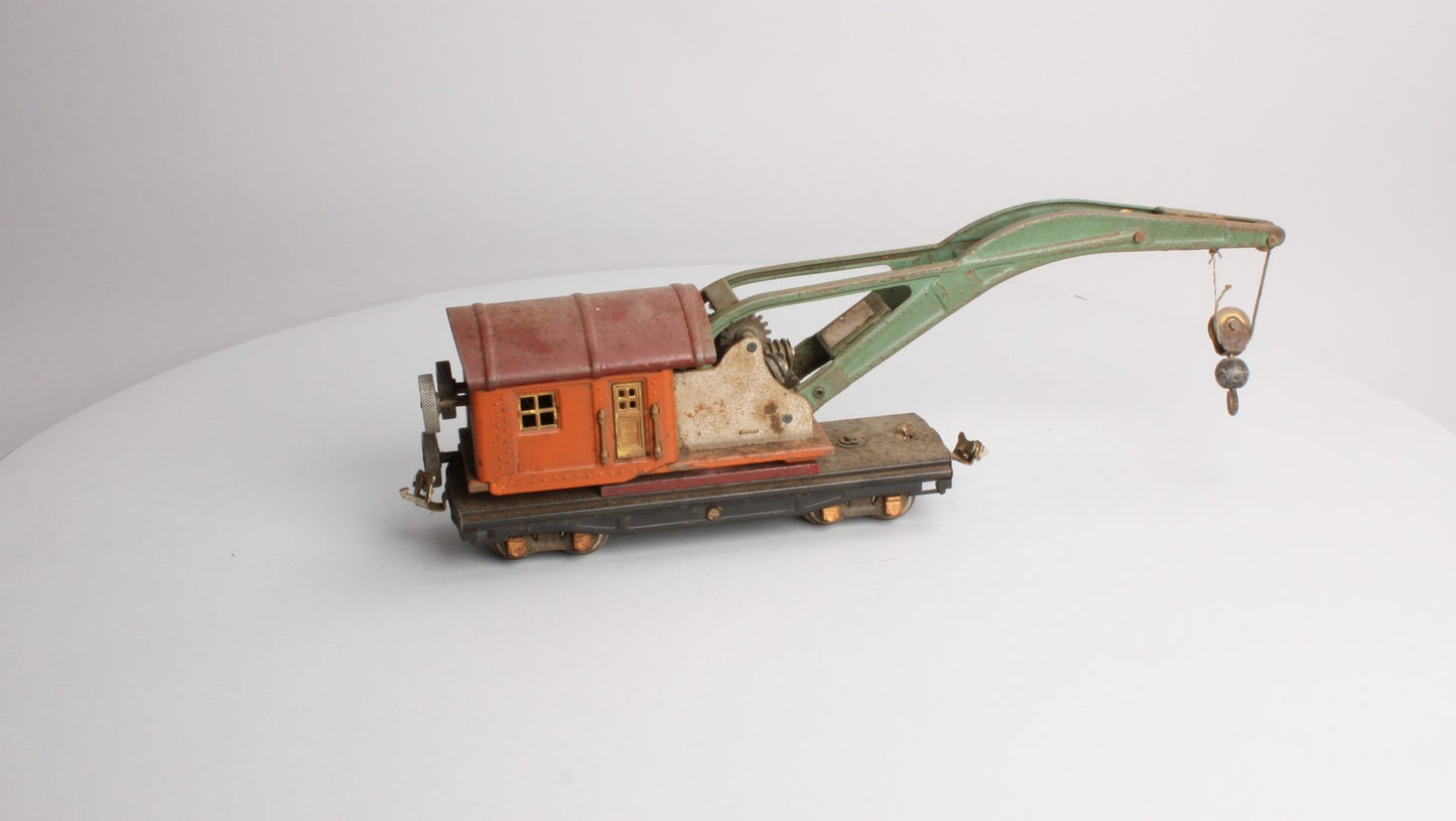 Lionel 810 Vintage O Operating Tinplate Crane