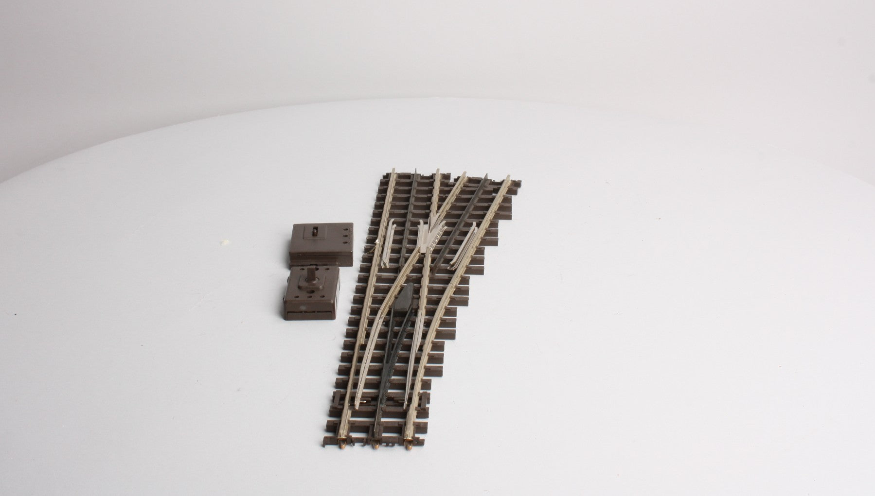 MTH 45-1051 O ScaleTrax Nickel Silver #4 Right Hand Remote Switch Turnout