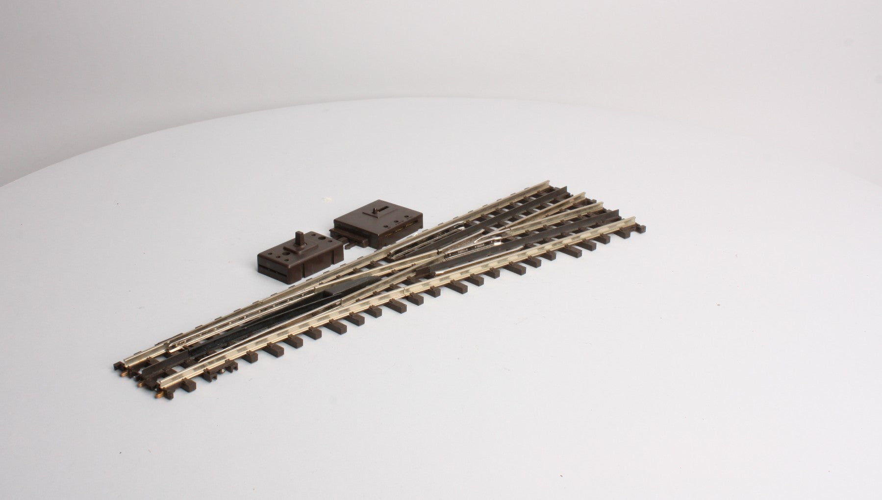 MTH 45-1051 O ScaleTrax Nickel Silver #4 Right Hand Remote Switch Turnout