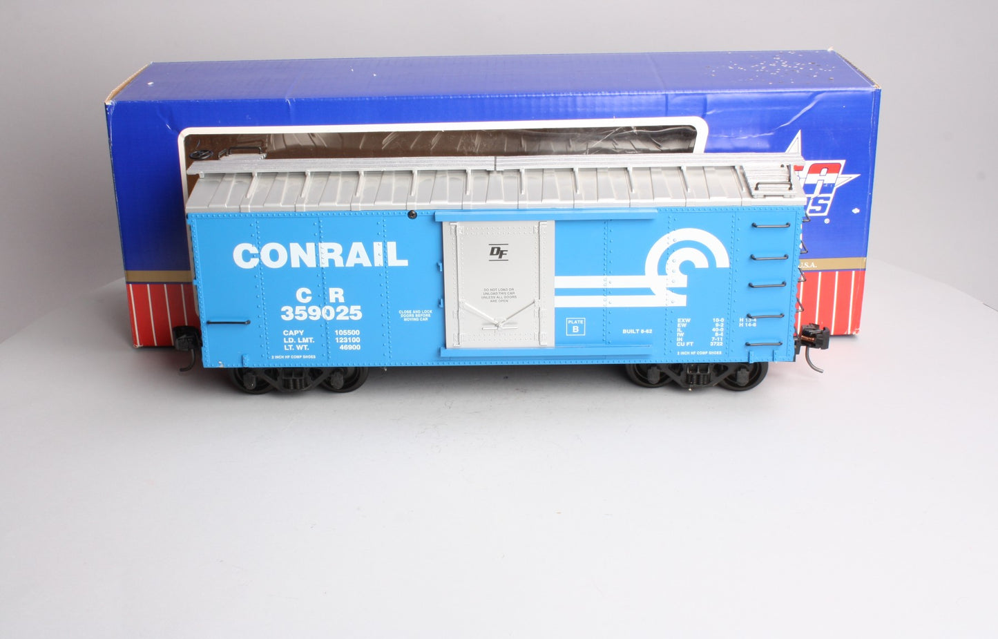 USA Trains R19047A G Conrail Steel Boxcar #359025