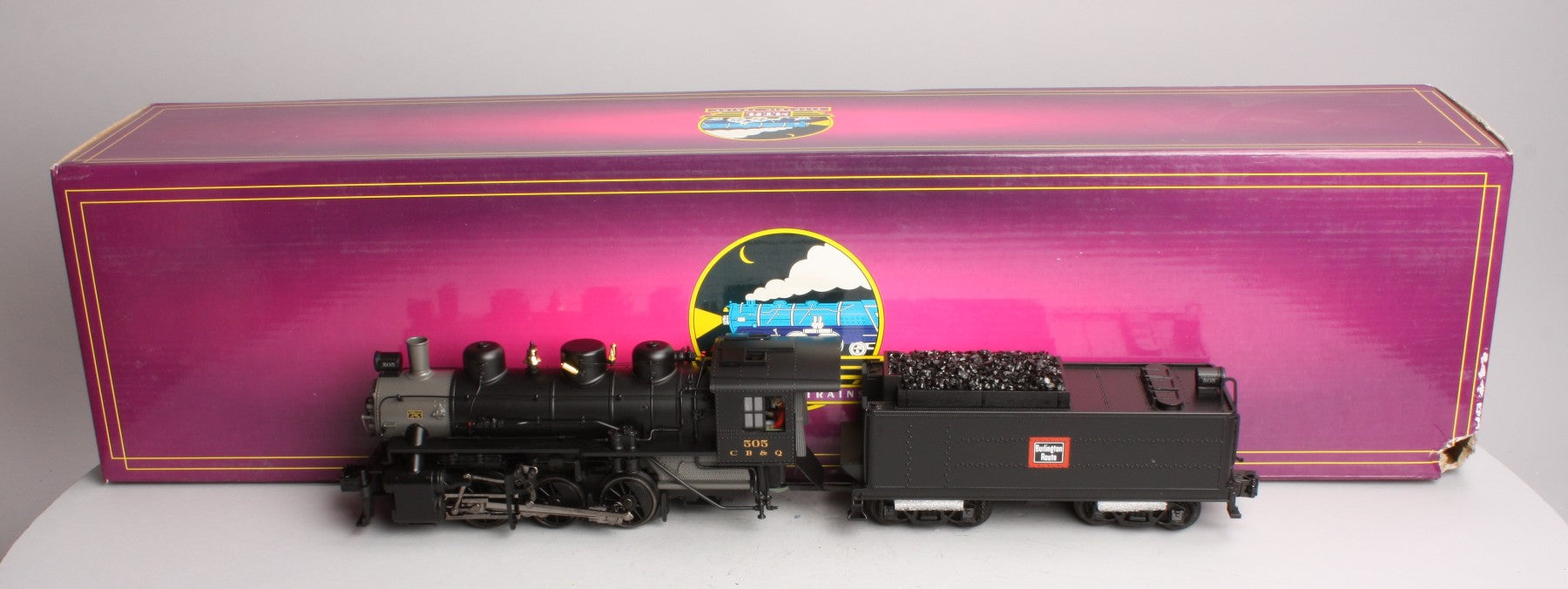 MTH 20-3351-1 Chicago Burlington & Quincy 0-6-0 USRA Steam Engine w/PS 2.0 #505