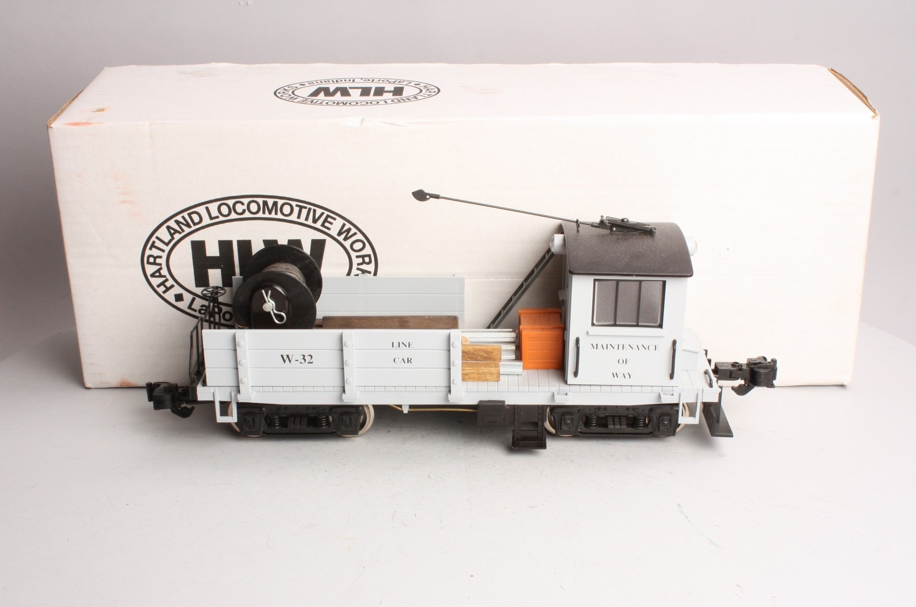 Hartland 09803 G Scale Maintenance Of Way Line Car