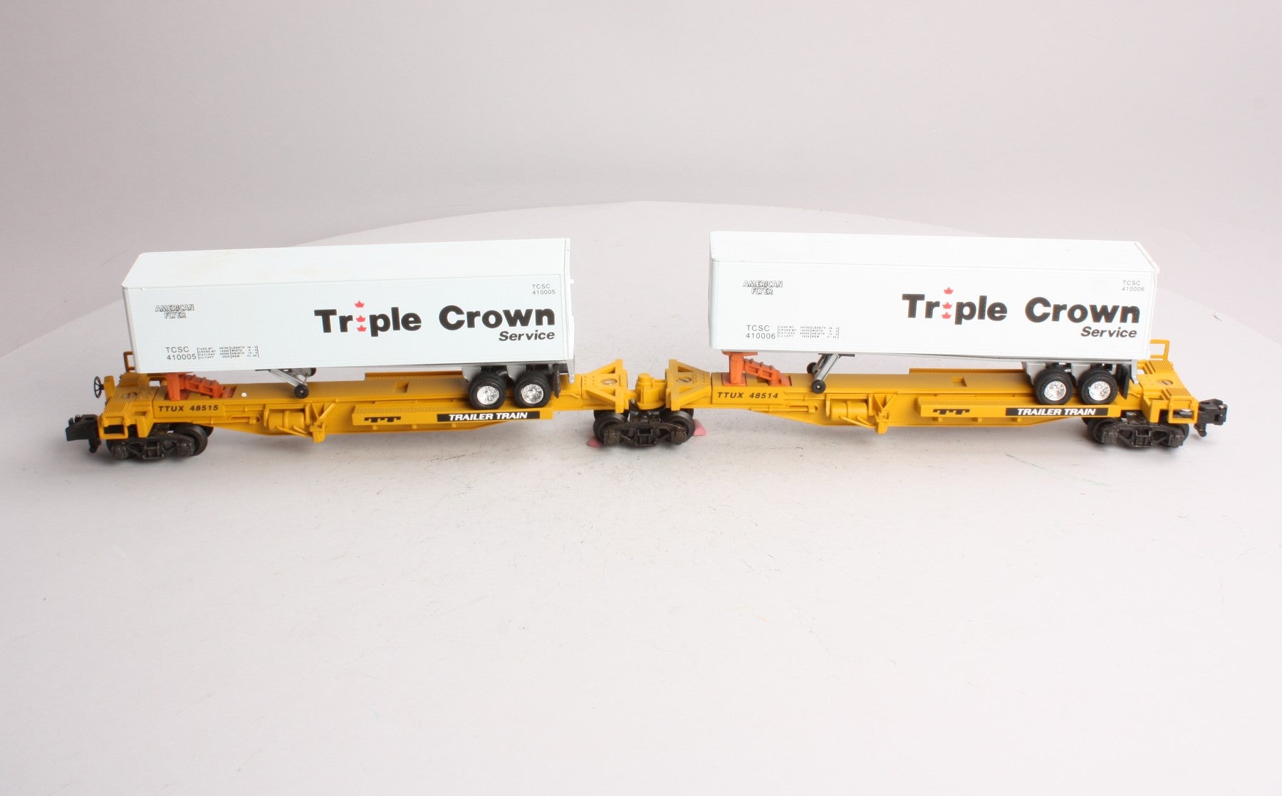 American Flyer 6-48511 S Scale Triple Crown TTUX Intermodal Car