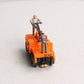 MTH 30-2547 O Gauge Maintenance Of Way - Orange Operating Hand Car