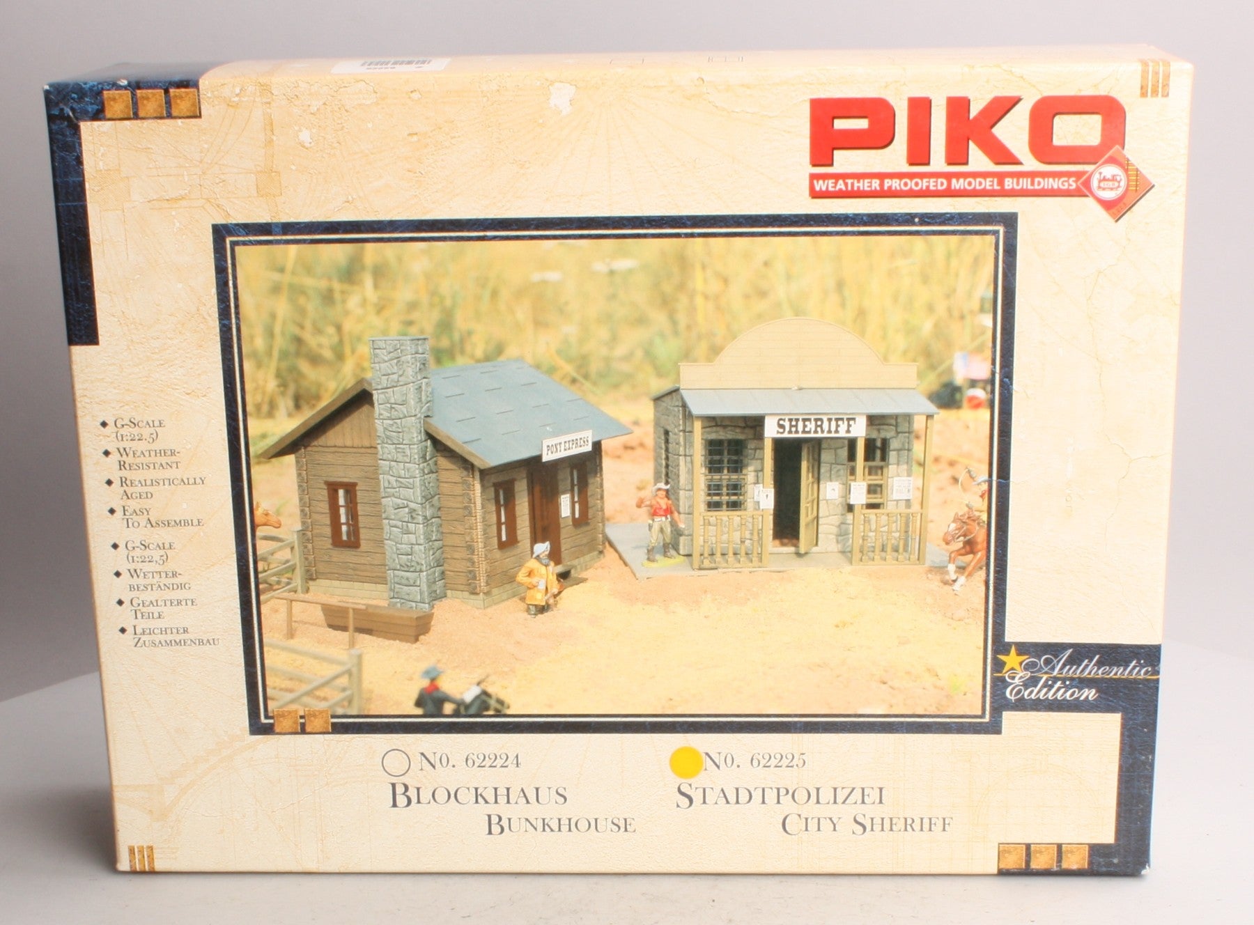 ▷▷ nicochika Piko 62225 G Scale Stadtpolizei Sheriff's Office Building Kit – Trainz