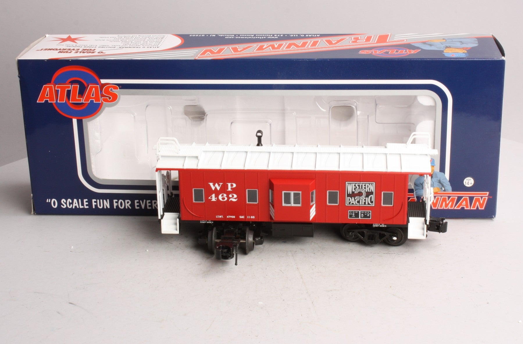 Atlas 0743 O Trainman Bay Window Caboose, WP