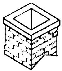 Alexander Scale 2706 HO Chimney Stone (Pack of 2)