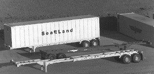 American Limited Models 7740 HO 40-48 Ft. Extendable Container Chassis Kit
