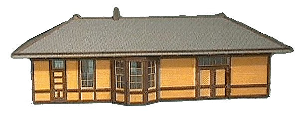 American Model Builders 161 HO Baltimore & Ohio C Depot Laser Art Building Kit