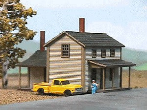 American Model Builders 628 N Laser Art Two Story Section House Kit