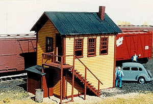 American Model Builders 709 HO Scale Railroad Yard Office Laser Kit