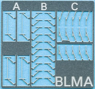 BLMA Models 96 N 3 Styles Windshield Wipers