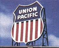 Blair Line 1509 Z, N, HO Union Pacific Rooftop Sign Laser-Cut Wood Billboard Kit