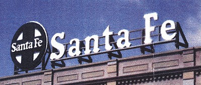 Blair Line 2511 HO / S And O Santa Fe Laser-Cut Billboard Large Kit