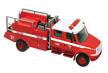 Classic 4170-17 1:87 Crew Cab CDF Brush Emergency Fire Truck Red