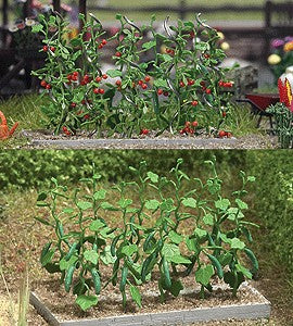 Busch 1214 HO Tomato & Cucumber Plants Kit