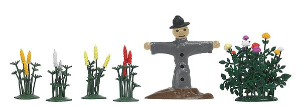 Busch 1233 HO Lupines & Dahlias - Assembled (4)