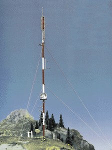 Busch 5965 HO Scale Radio Trasmitter Tower W/Warning Lights