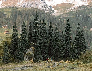 Busch 6412 HO Serbian Pines (Pack of 20)