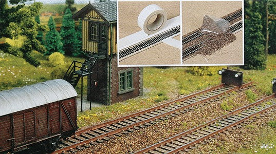 Busch 7092 Track Ballast Tape with Ballast