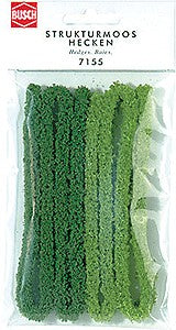 Busch 7155 Moss Hedges 100cm x 10mm