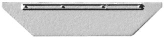Cannon 1551 HO EMD Cab Razor Edge Style Sunshades with Bracket (Pack of 8)