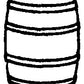 Campbell Scale Models 249 HO Red Barrels (Turned Wood with Raised Trim & Bands)
