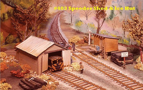Campbell Scale Models 403 HO Auxiliary Sheds & Signs