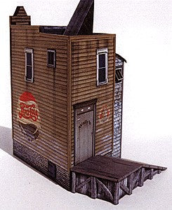 Clever Models 1013 N The Mercantile with Ramp Paper Building Kit