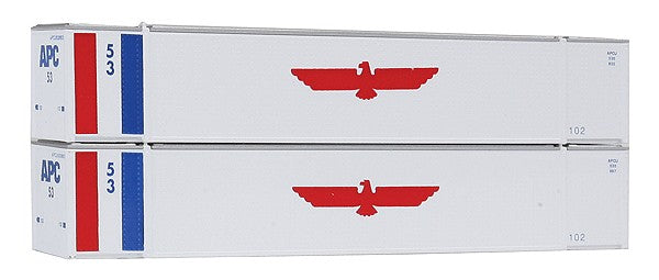 Con-Cor 0004-053001 N APL 53' Sea Container (Pack of 2)