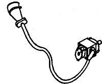 Details West 219 HO Scale MU Cable w/ Receptacle Plug & Stand (Pack of 2)