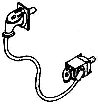 Details West MU-221 HO MU Cable W/Receptacle & Dummy Receptacle (Pack of 2)