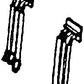 Details West 266 HO Scale MU Hose 3 Cluster Set All Roads (Pack of 4)